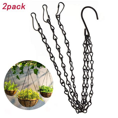 metal brackets to hang flower pots|hanging basket chains b&m.